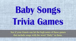 It's almost bizarre to remember how many other zeitgeisty artists like drake, madonna and the. Baby Song Trivia Games Perfect For Baby Showers