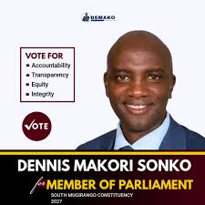 Dr. David Onyancha ''ENCHOGU'' embodies the best Vision. He believes and  understand the ideals of south Mugirango, by reaching what is possible.  What has been missing is integrity and the right people