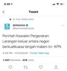Download as pdf, txt or read online from scribd. Larangan Keluar Antara Negeri Berkuatkuasa Tengah Malam Ini Ketua Polis Negara Pa Ma Viral Meletop