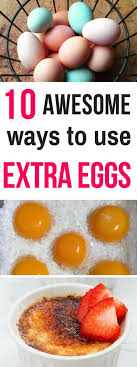 Every egg heavy recipe in this ultimate list has 4+ eggs! My 10 Favorite Ways To Use Extra Eggs Food Food Recipes Eggs