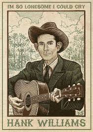 Hank Sr S I M So Lonesome I Could Cry Poster Country Music Art Music Art Hank Williams