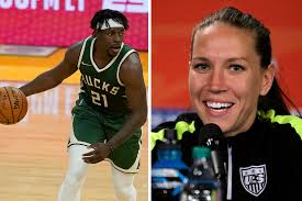 And wife lauren holiday attend the nba summer league on july 6, 2019, in las vegas. Jrue Holiday Wife Uswnt Star Lauren Holiday Kids Nba Career Fanbuzz