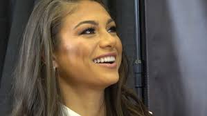 Ms. Bikini Olympia Janet Layug, Ms. Women's Physique Olympia Sarah  Villegas, and Olivia Gravengaard