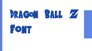 Dernier orphelin exilé de la défunte planète vegeta, il atterrit sur terre où il. Dragon Ball Z Font Family Free Download