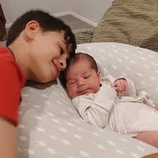 My darling nephew Soul. So adorable and I know he knows his Aunty's voice..  little cutie..love him so much and his brothers Sage Reighn and Rhythm  💙🙌💙