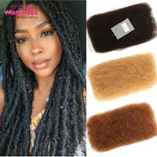 Hair comes bulk packaged in 10 & 16. Wonderful Brazilian Afro Kinky Bulk Hair 100 Remy Human Hair For Braiding No Weft 50g Pc Natural Orange Color Fast Shipping Hair Weaves Aliexpress