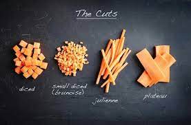 The secret is to make them all look uniform with neat edges. Food Art Fun Precision Cuts And Knife Skills