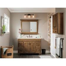 At lowe's, we offer a huge variety of bathroom remodel ideas to make your bathroom as beautiful as it is functional. Diamond Now Ballantyne 48 In Mocha Brown With Ebony Glaze Bathroom Vanity Cabinet Lowes Com In 2021 Rectangular Bathroom Mirror Bathroom Remodel Cost Bathroom Collections