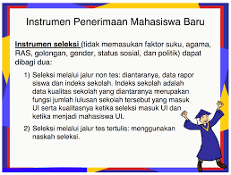 Maybe you would like to learn more about one of these? Analisis Siswa Yang Diterima Snmptn Ui Halo Kampus