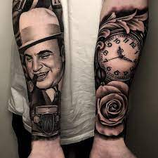 Tatouage ange horloge oeil realiste homme bras complet. 100 Tatouages D Horloge Pour Homme Tatouez