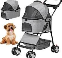 Amazon.com: ZENY Pet Stroller, 3 in1 Foldable Dog Cat Jogger ...