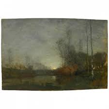 Max cole was born sometime in the 70's. Robert Macaulay Stevenson 1854 1952 Tonalist Impressionist Circa 1900 Dusk Landscape Painting By Well Listed Scottish Glasgow Boys Artist Item 1416848