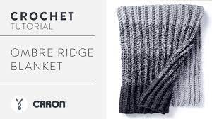 We're going to knit this sweater using undyed yarn, then dye it (as a completed garment) to get the ombré effect. Knit A Blanket Ombre Ridge Blanket Youtube