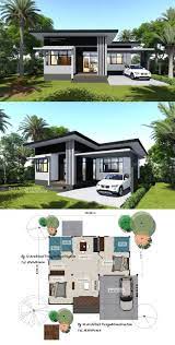 Compact Two Bedroom Bungalow Modern Bungalow House Design Bungalow House Design One Storey House