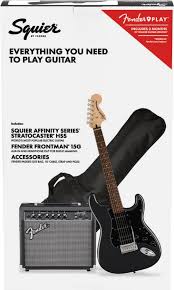 Get great deals on ebay! Fender Squier Strat Pack Hss Charcoal Frost Metallic Il Heba Sound Music