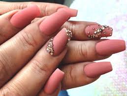 Coffin Medium Acrylic Nails Nail And Manicure Trends Having these acrylic nails matte done on your nails will surely turn you to an eyecatcher!