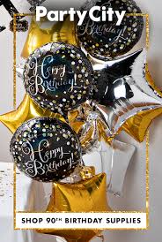 Make This Milestone Memorable Shop Party City For 90th Birthday Party Su 100th Birthday Party Surprise Birthday Party Decorations 90th Birthday Party Supplies