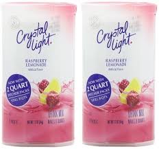 Crystal Light Raspberry Lemonade Drink Mix Pitcher Packs 2 Pack 43000949634 Ebay