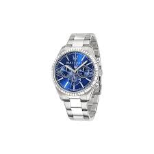 Maserati potenza mens analog quartz watch with leather bracelet r8851108032. Montre Pour Homme Maserati En Acier Gris Bijoux Rigal Fils