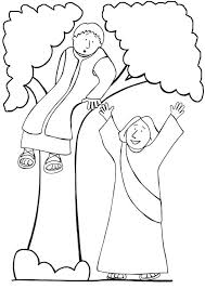 Keep a cat and pumpkin company on a magical night. Zacchaeus Coloring Page Zacchaeus Coloring Library