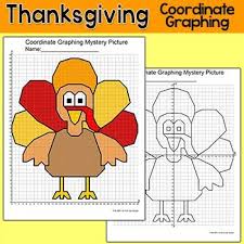 Thanksgiving Math Coordinate Graphing Picture Turkey Mystery Picture Coordinate Graphing Coordinate Graphing Pictures Coordinate Graphing Mystery Picture