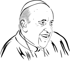 Use esta imagen png el papa francisco, cónclave papal. Francis Pope Papa Francisco Black And White Clipart Free Download Transparent Png Creazilla