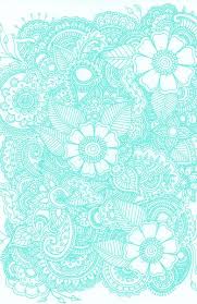Henna Design Aqua Art Print By Haleyivers Society6 Aqua Artwork Aqua Art Pattern Art