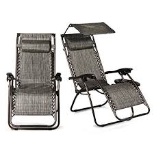 Belleze Zero Gravity Chairs Canopy Gray Lounge Patio Ch Https Www Amazon Com Dp B073xyzw5l Zero Gravity Chair Zero Gravity Recliner Folding Beach Chair