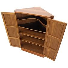 Compare prices for lockable cabinets. Danish Teak Corner Storage Liquor Cabinet Bar At 1stdibs