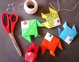 Diy Deco Poissons Origami Poisson D Avril Origami Origami Simple Activite Poisson D Avril