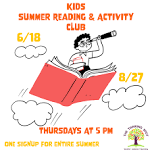 2026 Summer Reading & Activity Club