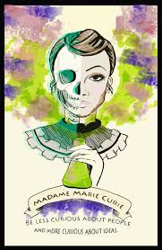 Madame Curie Illustration Science Tattoo Science Art Science Drawing