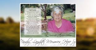 Erma Hanson Obituary November 26, 2012
