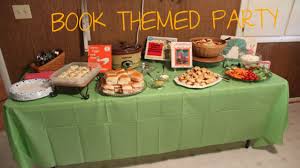 Book Themed Party Works For Me Wednesday Book Themed Party Book Birthday Parties Party Themes