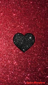 Red And Black Glitter Wallpaper