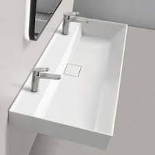 trough ceramic wall mounted or drop