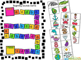 free printable initial beginning sounds practice with letter board games