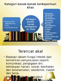 Apakah kategori dalam keperluan khas? Kategori Kanak Kanak Berkeperluan Khas