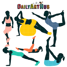 Please feel free to get in touch if you can't find the fitness silhouette. Fitness Silhouette Clip Art Set Daily Art Hub Free Clip Art Everyday