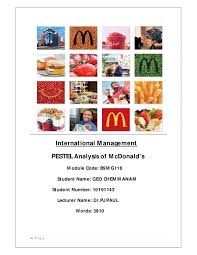 This swot analysis looks at the strengths, weaknesses, opportunities and threats faced by the fast food business mcdonalds. Dublin Business School Mba In Business Management Academia Edu