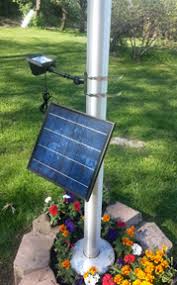 High End Commercial Solar Led Flagpole Light Product Details