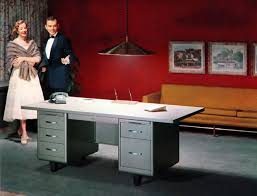 Walter You Re A Drooling Idiot What Do You Mean You Re Getting Out There Are 365 Days In A Year One Ca Vintage Office Furniture Furniture Ads Vintage Office