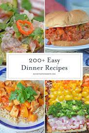 200 Easy Dinner Ideas What Should I Make For Dinner Tonight Easy Dinner Dinner Pork Recipes For Dinner
