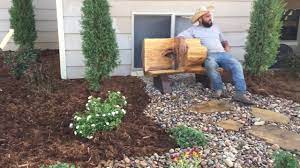 Landscaping Ideas Mulch Landscape Design Flowers Tree Planting Rock Landscaping Fire Pit Youtube Instead, this idea uses relatively large rocks to block out any growth you don't want. landscaping ideas mulch landscape design flowers tree planting rock landscaping fire pit
