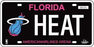 Although the logotype has been given a facelift in 1999, it basically retained its initial shape and idea. Miami Heat Specialty License Plate Order Florida Specialty License Plates And Presale Vouchers Online