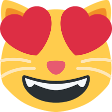 Download for free in png, svg, pdf formats 👆. Smiling Cat With Heart Eyes Emoji
