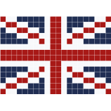 British Flag Union Jack Cross Stitch Kraalpatronen Borduurpatronen Patronen