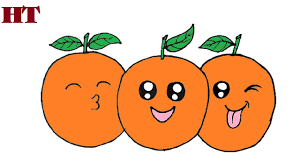Cute pictures to draw easy. How To Draw Orange Cute And Easy