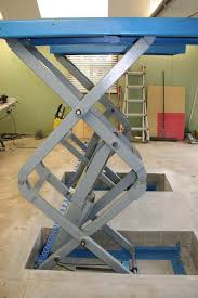 In Floor Scissor Lift Install The Garage Journal Board Garage Equipment Garage Decor Garage Lift