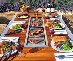 the 8 seater barbecue table backyard bbq table bbq table outdoor bbq grill